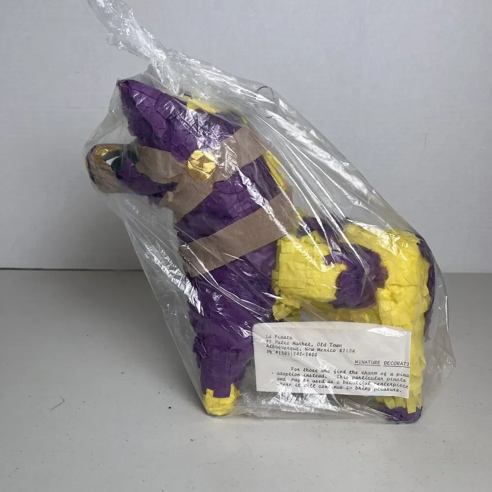 Pinatas Table Decoration Mini Donkey Fiesta Party Favor With Hanger 9.5